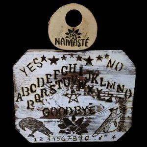 Handmade Ouija Board with Eye